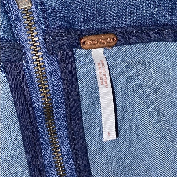 NWT Free People Denim Skirt Sz 6 - Picture 3 of 3